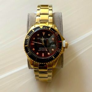 STÜHRLING Original Gold Stainless Steal Watch